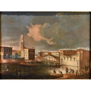 Francesco Tironi (venice, C. 1745–1797), View Of Venice With The Church Of St. Geremia