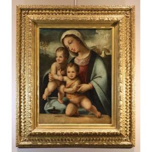 Madonna And Child With The Young Saint John, Domenico Beccafumi (monteaperti, 1486 – Siena, 1551)