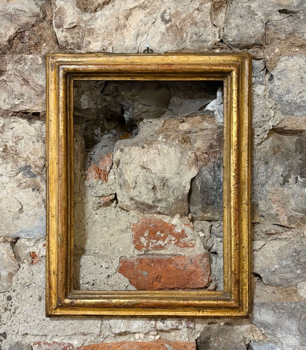 18th Gilt Wood Italian Frame Called Salvator Rosa