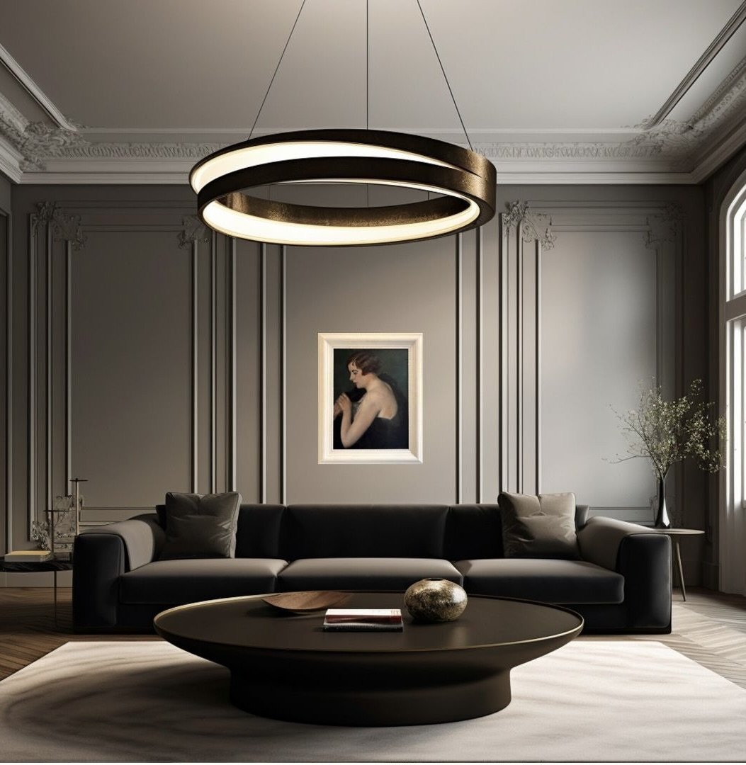 Portrait d'une Elégante Art déco Monogrammée EB Datée 1931-photo-6