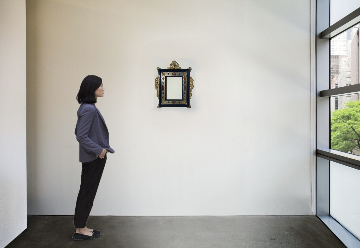 18th Grand Tour Frame, Pietra Dura Marquetry And Gilt Bronze-photo-4