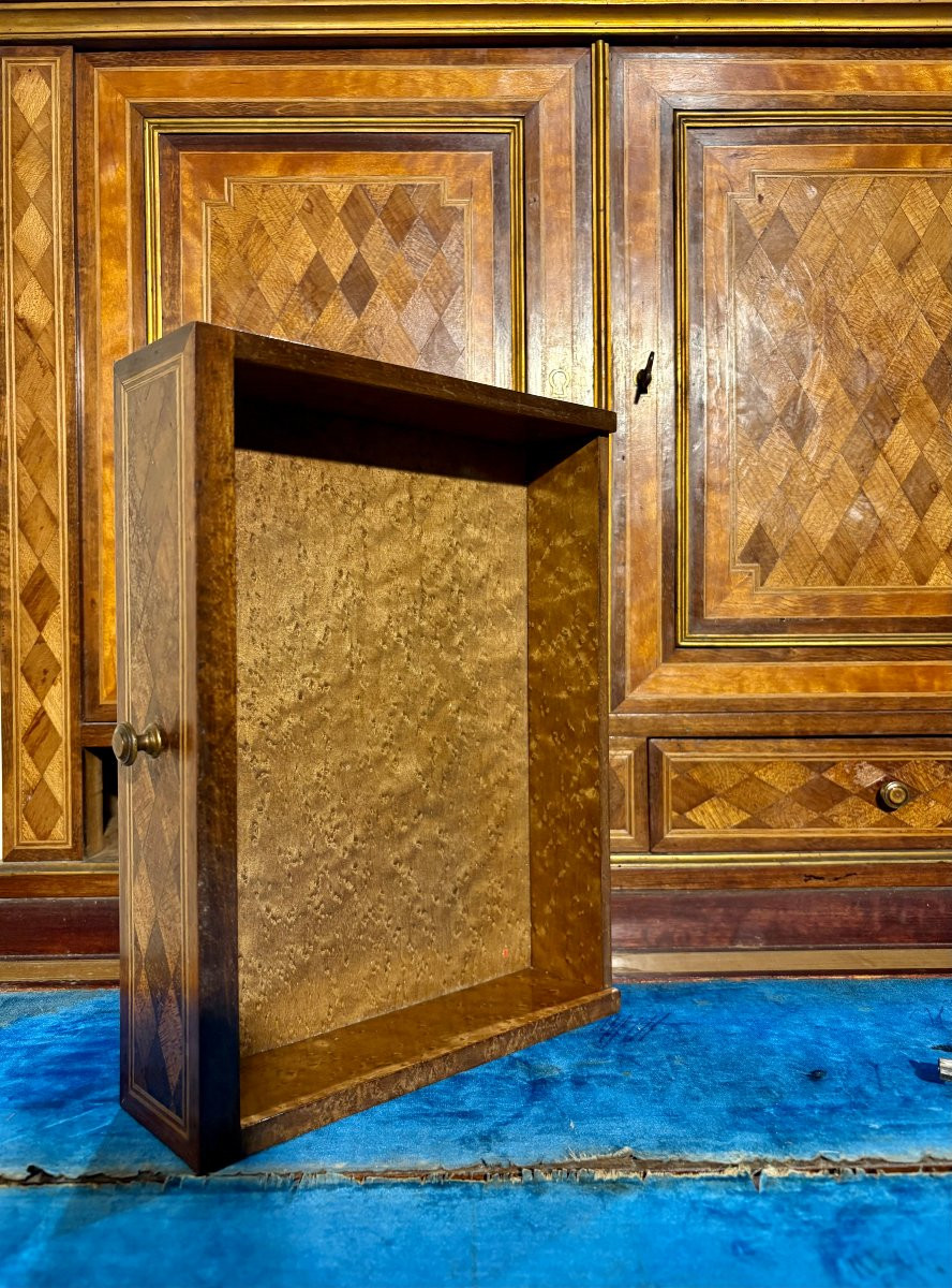 Paul Sormani (1817-1877) Stamped Marquetry Desk-photo-4