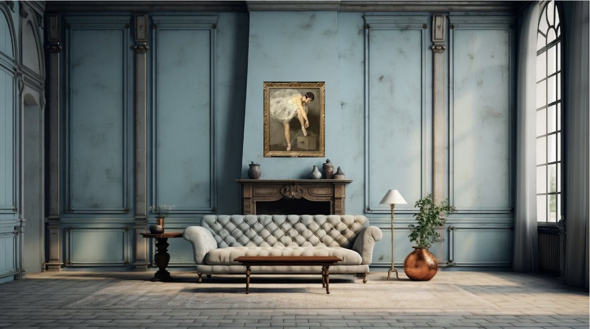 Auguste LEROUX (1871-1954) Portrait de Danseuse de l'Opéra -photo-7