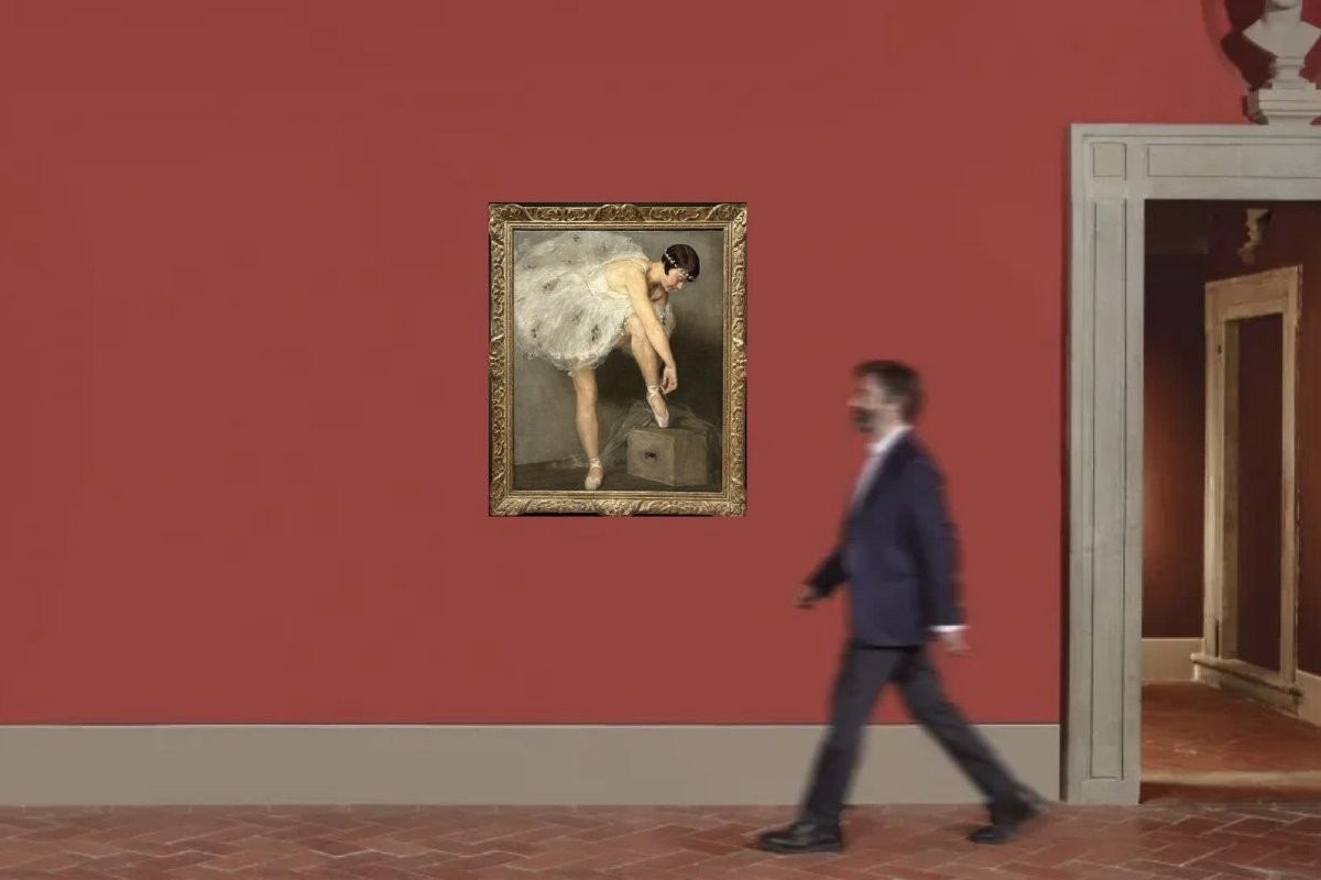 Auguste LEROUX (1871-1954) Portrait de Danseuse de l'Opéra -photo-8