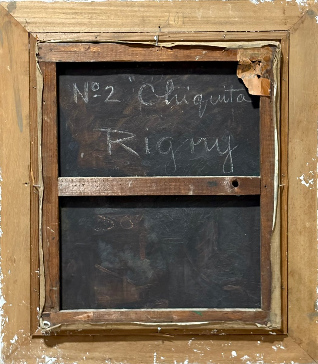 Alfred RIGNY (1888-1955) "Chiquita" Portrait de Femme Moderniste 20éme-photo-5