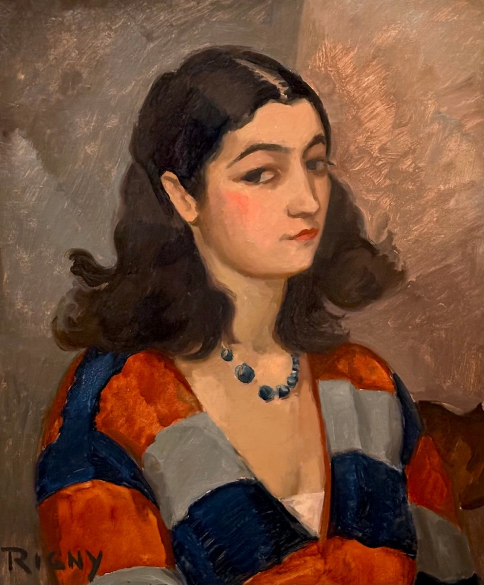 Alfred RIGNY (1888-1955) "Chiquita" Portrait de Femme Moderniste 20éme