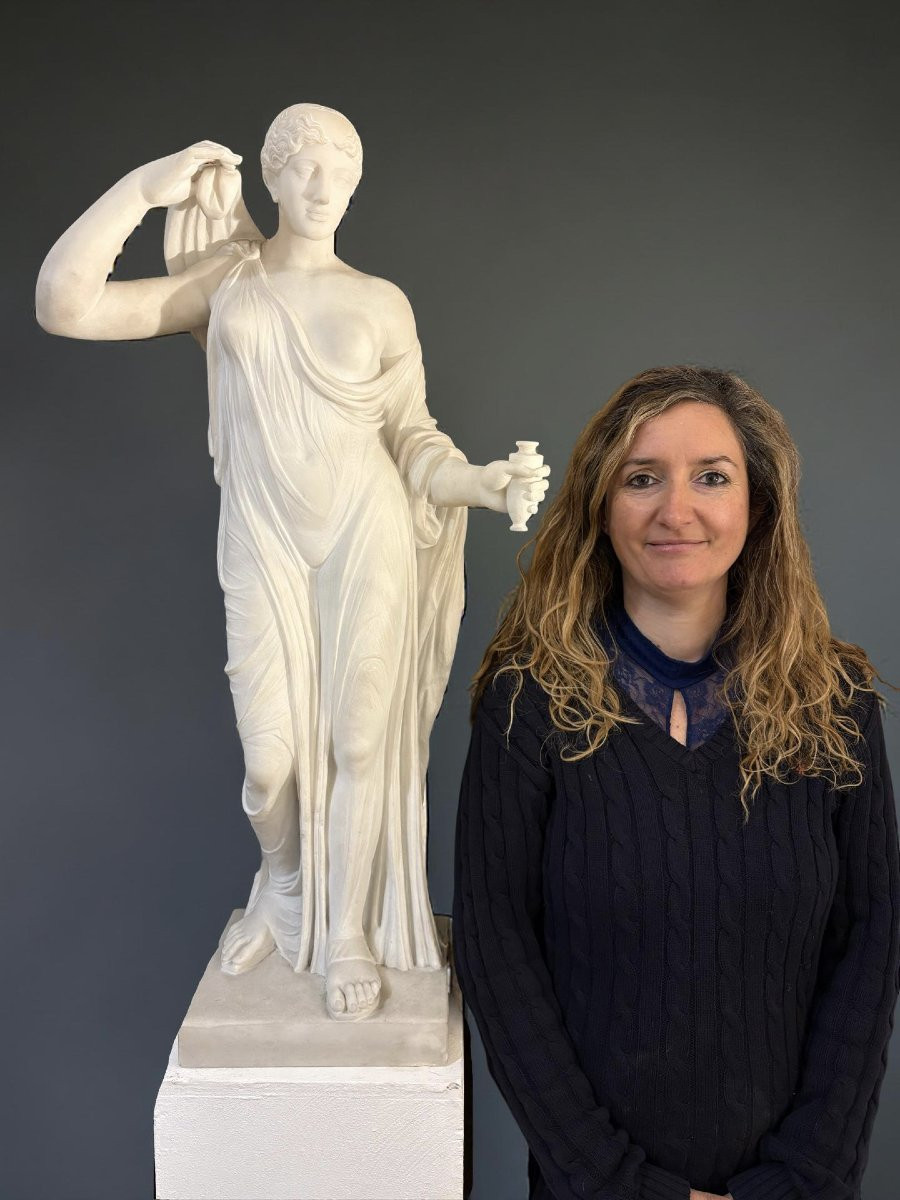 Imposante Sculpture Néoclassique en Marbre Vénus Genitrix Italie 19éme-photo-1