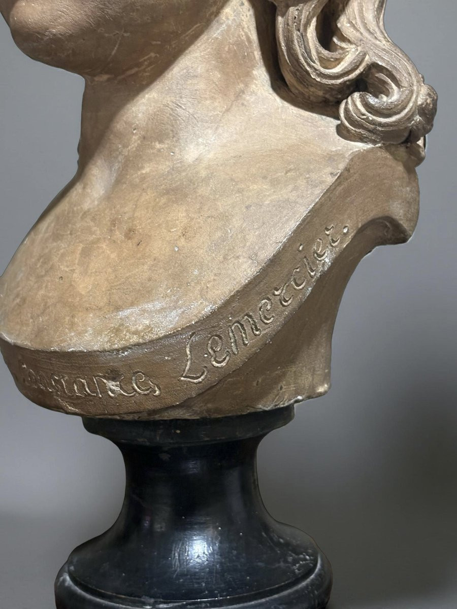 Buste Empire Terre Cuite Portrait d'Enfant Virginie-Constance Lemercier-photo-6