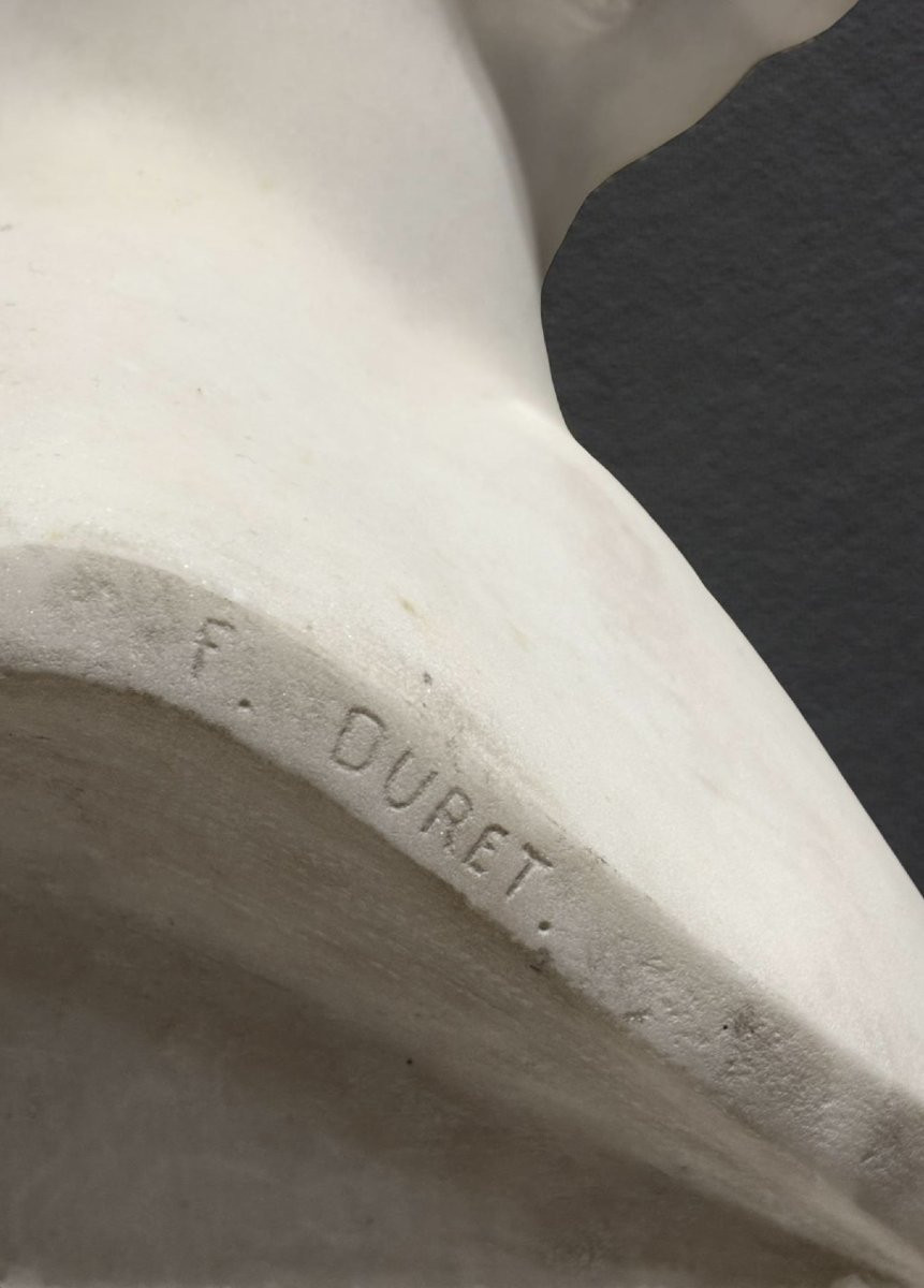 Francisque-joseph Duret (1804–1865)  Marble Male Bust-photo-1