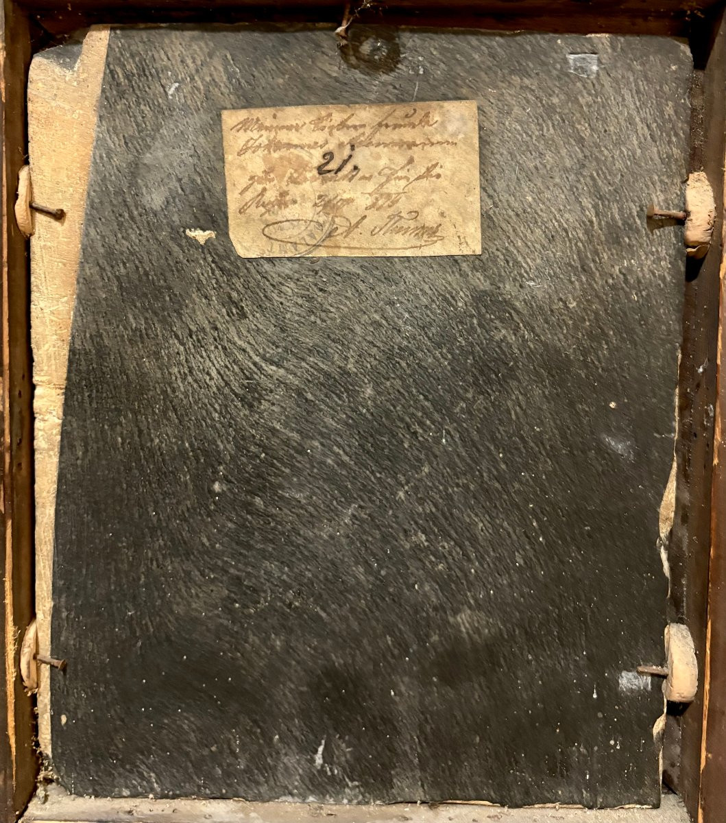 Early 17th Oil On  Slate Venetian School "tarquin And Lucretia"-photo-6