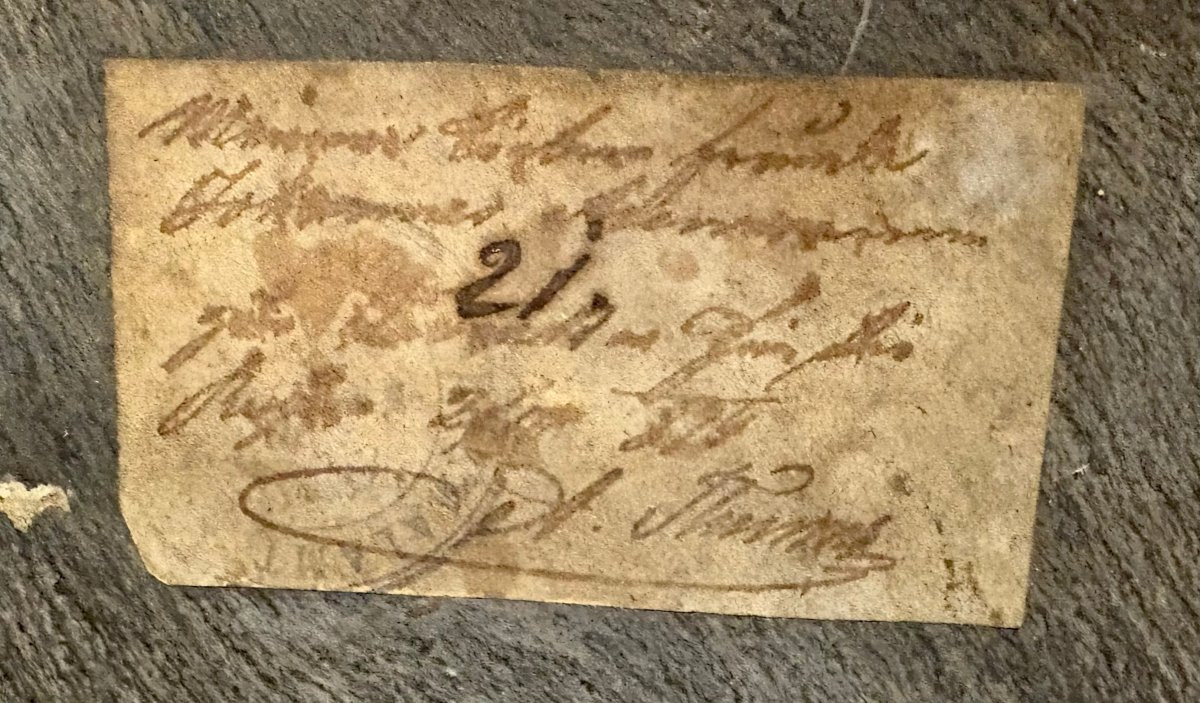 Early 17th Oil On  Slate Venetian School "tarquin And Lucretia"-photo-7