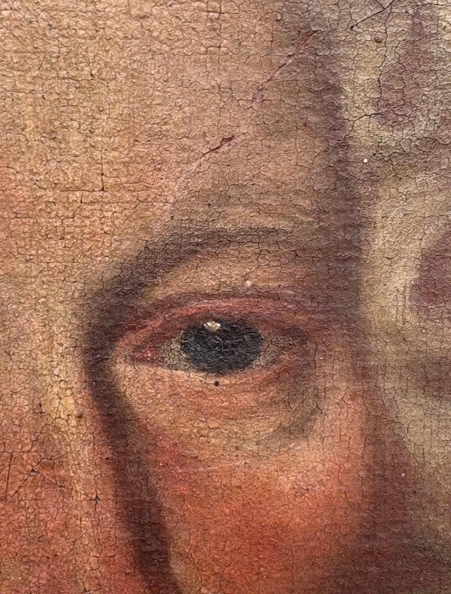 Portrait de Gentilhomme en Armure, 18éme siècle-photo-3