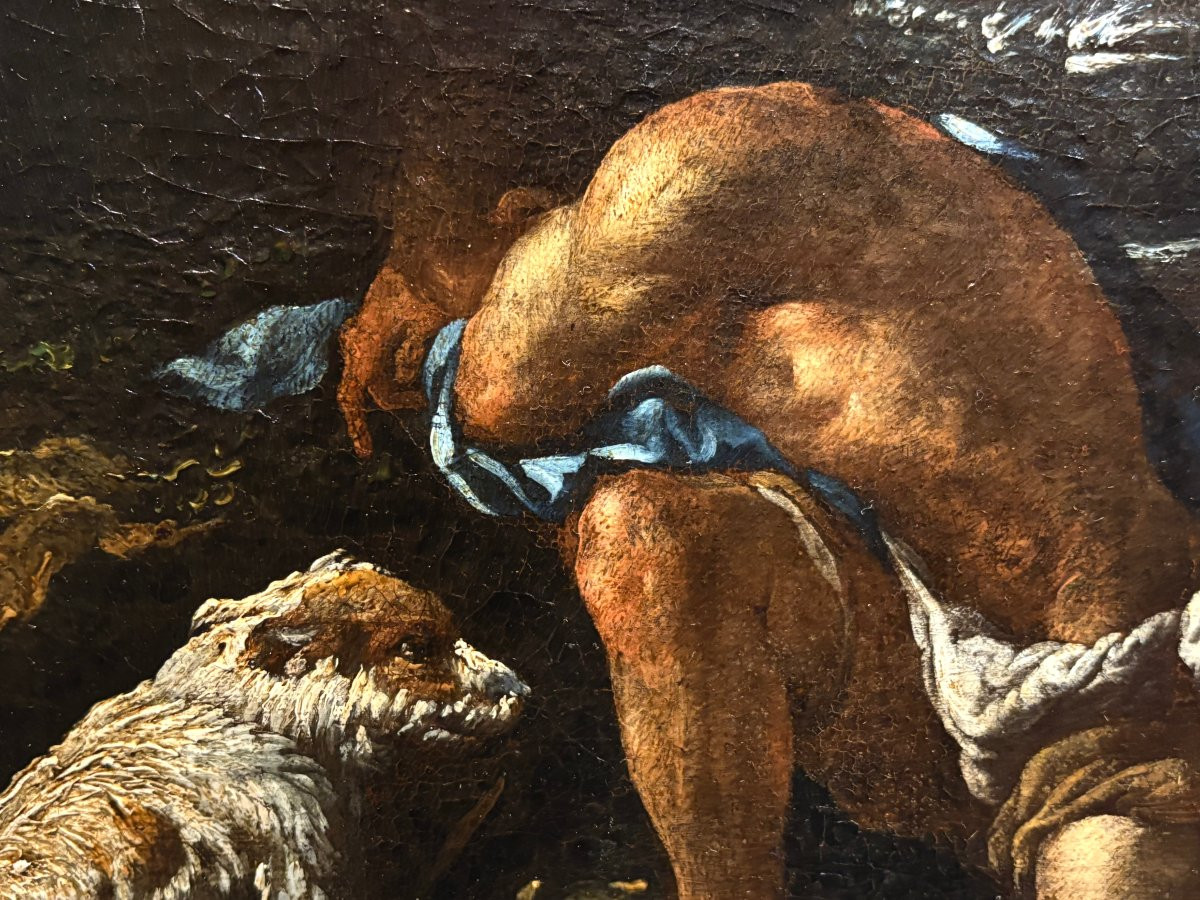 Philipp Peter Roos - Rosa Da Tivoli (1657-1706) Herds In Front Of The Old Waterfall In Tivoli-photo-4