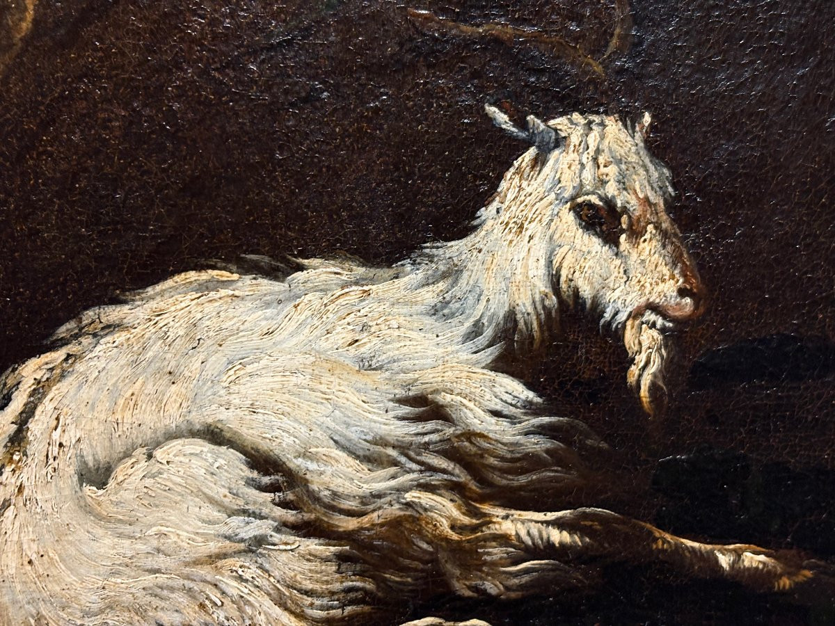 Philipp Peter Roos - Rosa Da Tivoli (1657-1706) Herds In Front Of The Old Waterfall In Tivoli-photo-2