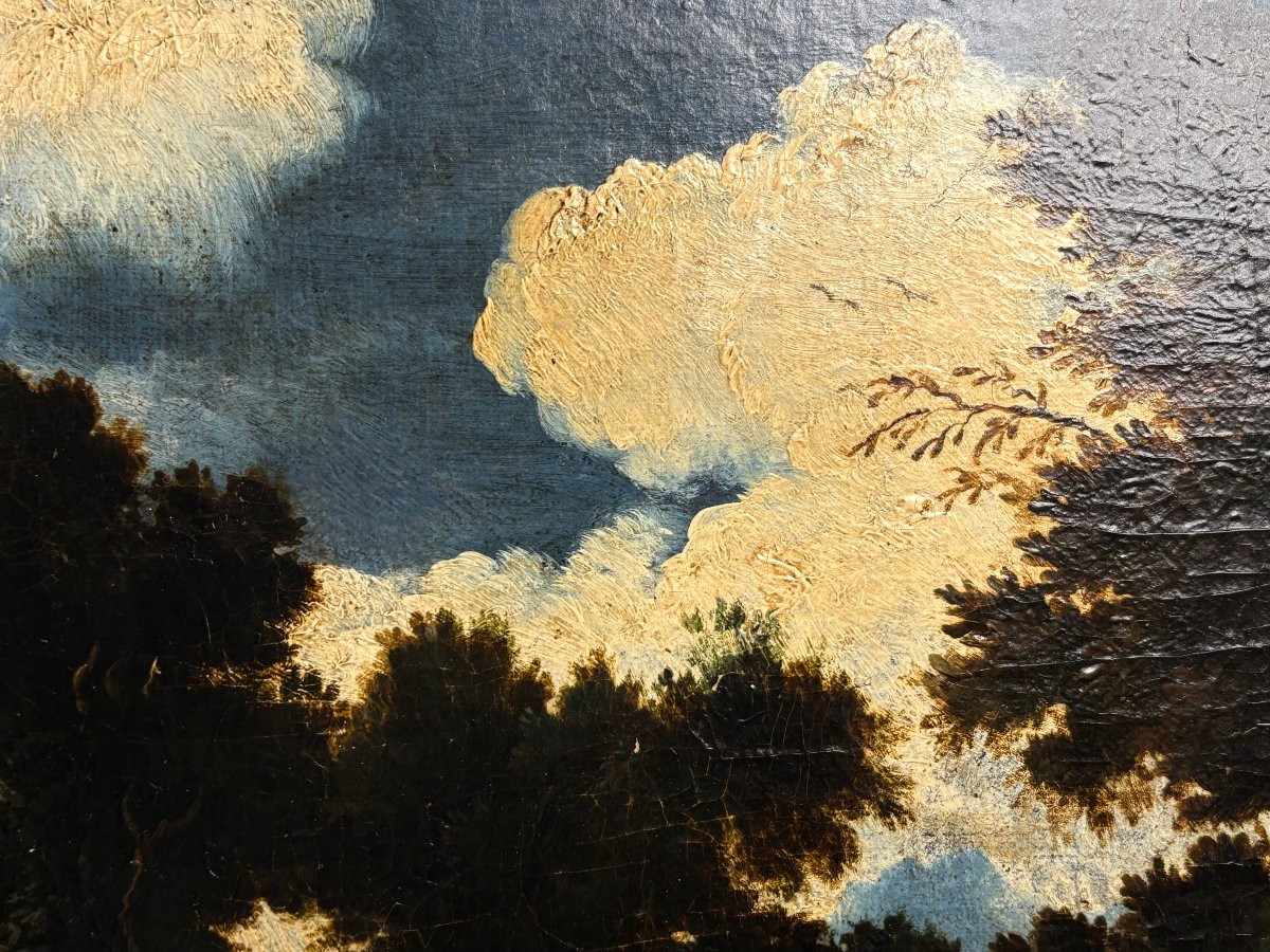 Philipp Peter Roos - Rosa Da Tivoli (1657-1706) Herds In Front Of The Old Waterfall In Tivoli-photo-6