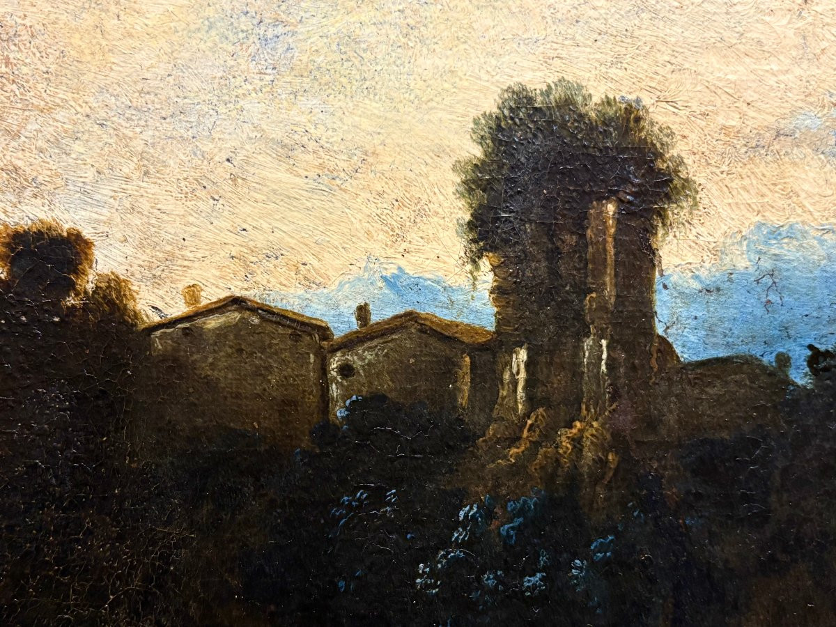 Philipp Peter Roos - Rosa Da Tivoli (1657-1706) Herds In Front Of The Old Waterfall In Tivoli-photo-8