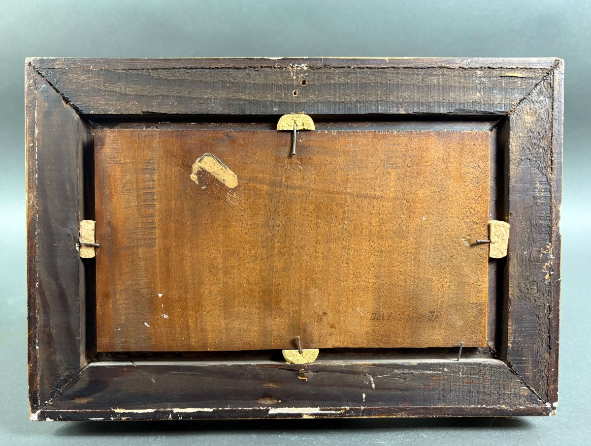 Narcisse Virgile Diaz De La Peña (1808-1876) Barbizon School "elegant In A Forest"-photo-2