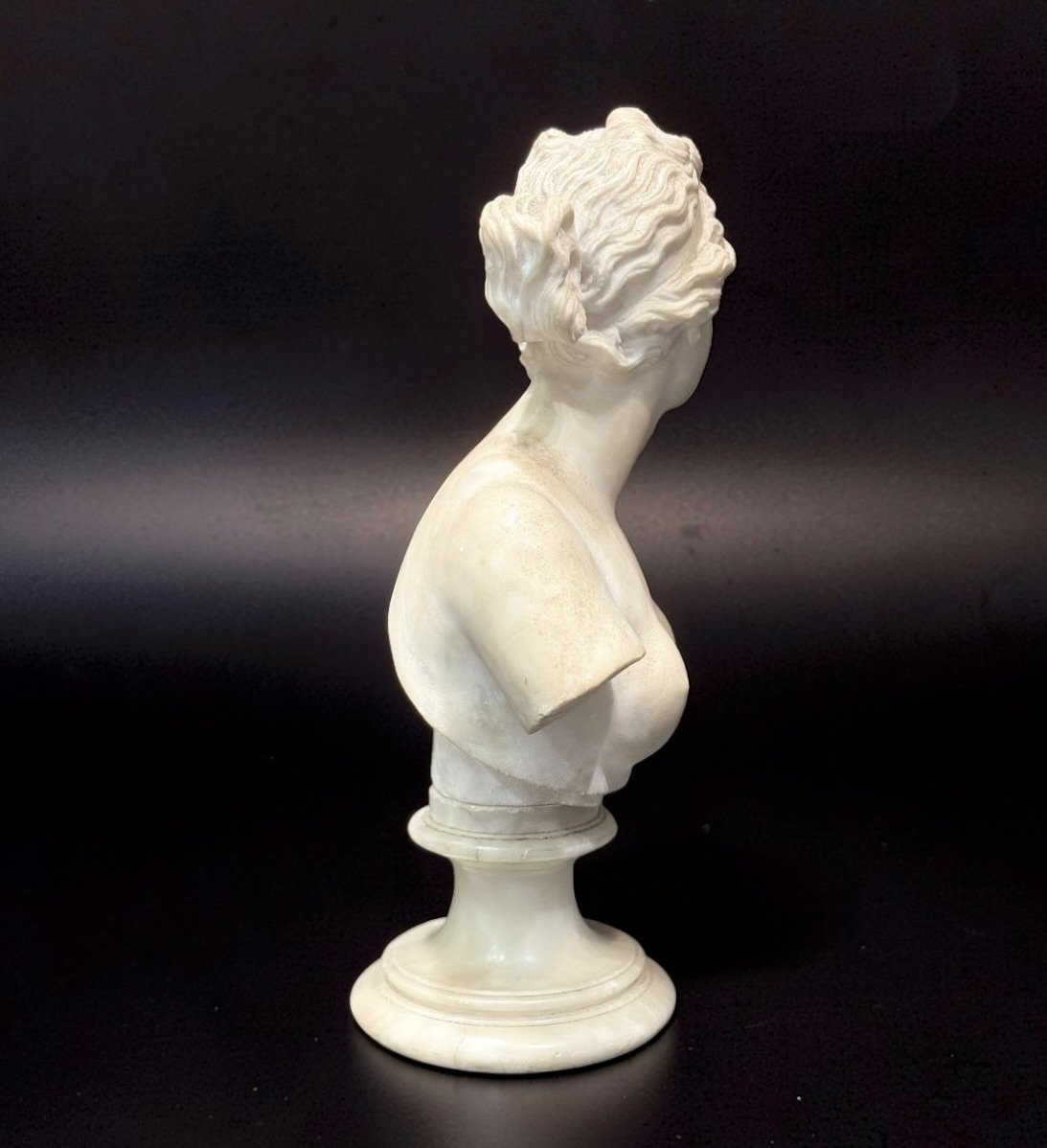 19th Marble Bust Of The Medici Venus Grand Tour -photo-2