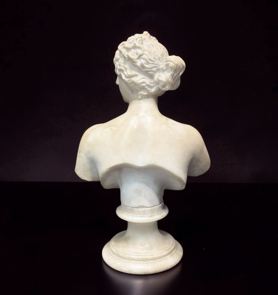 19th Marble Bust Of The Medici Venus Grand Tour -photo-3