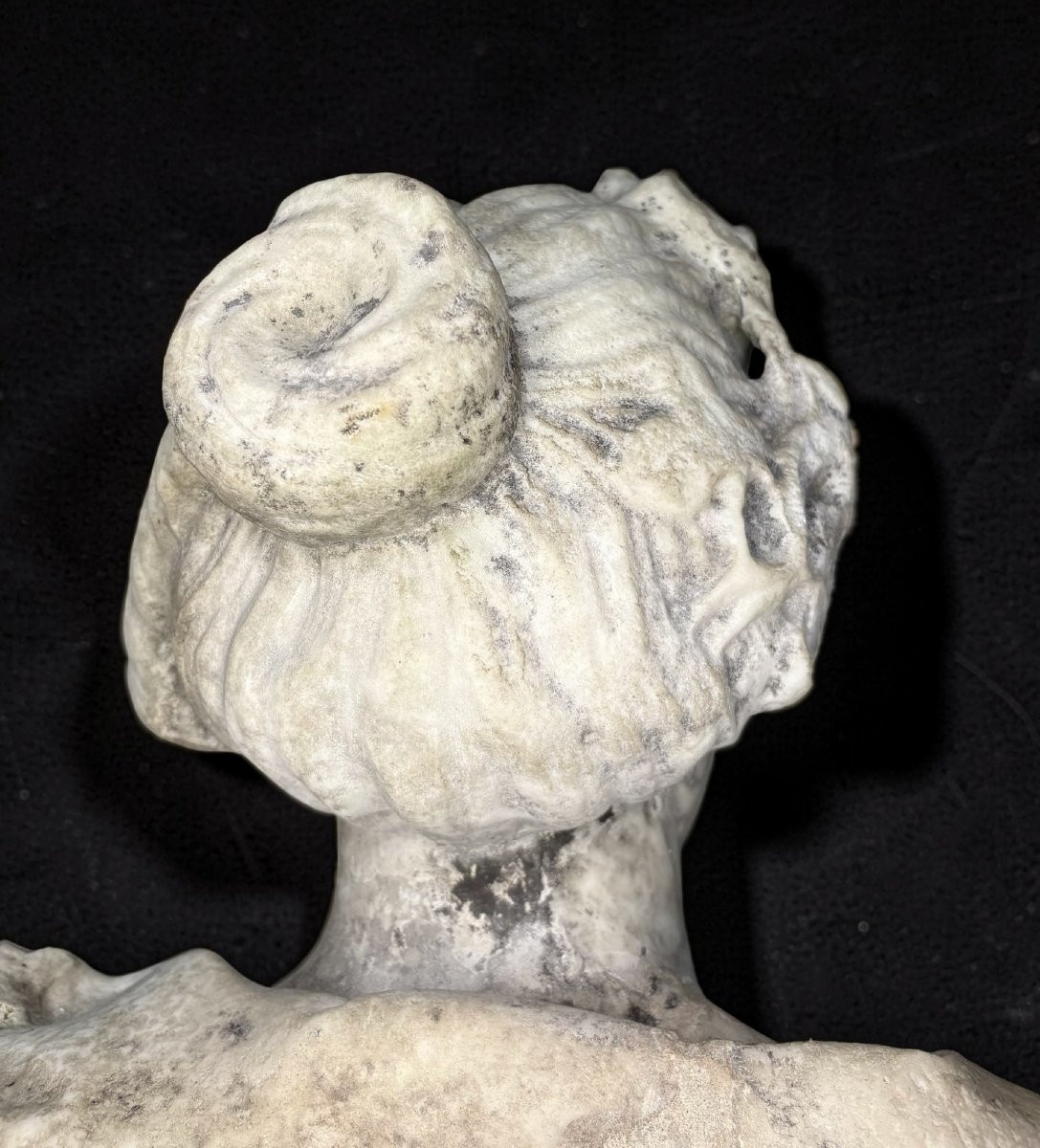 Orazio Marinali (1643-1720) Buste de Flore en Marbre -photo-6