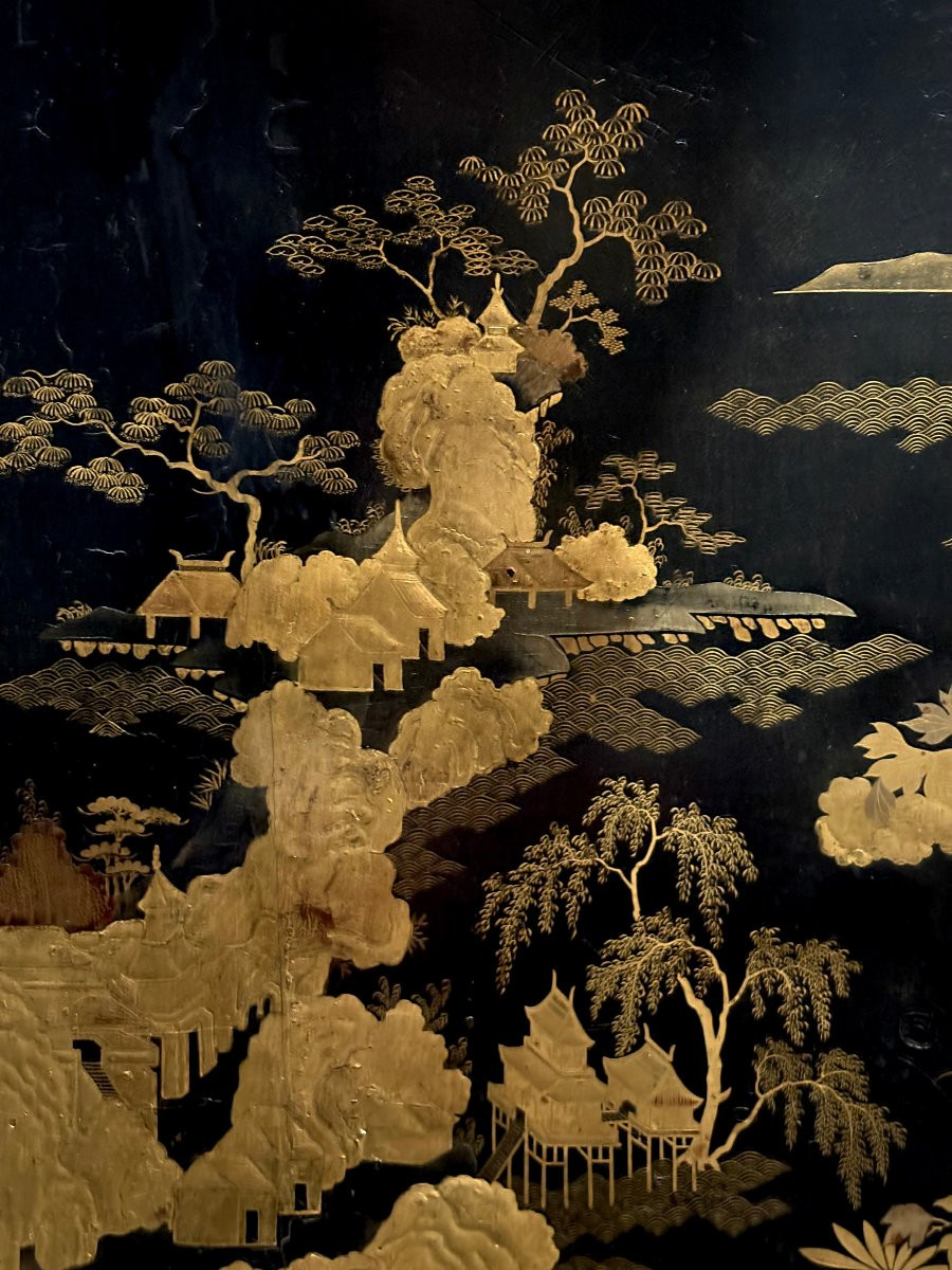 Cabinet en Chinoiserie Frederick Crace époque Regency Angleterre début 19éme-photo-4