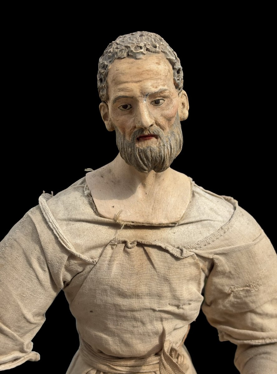 18th Large Neapolitan Terracotta Mannequin-photo-2