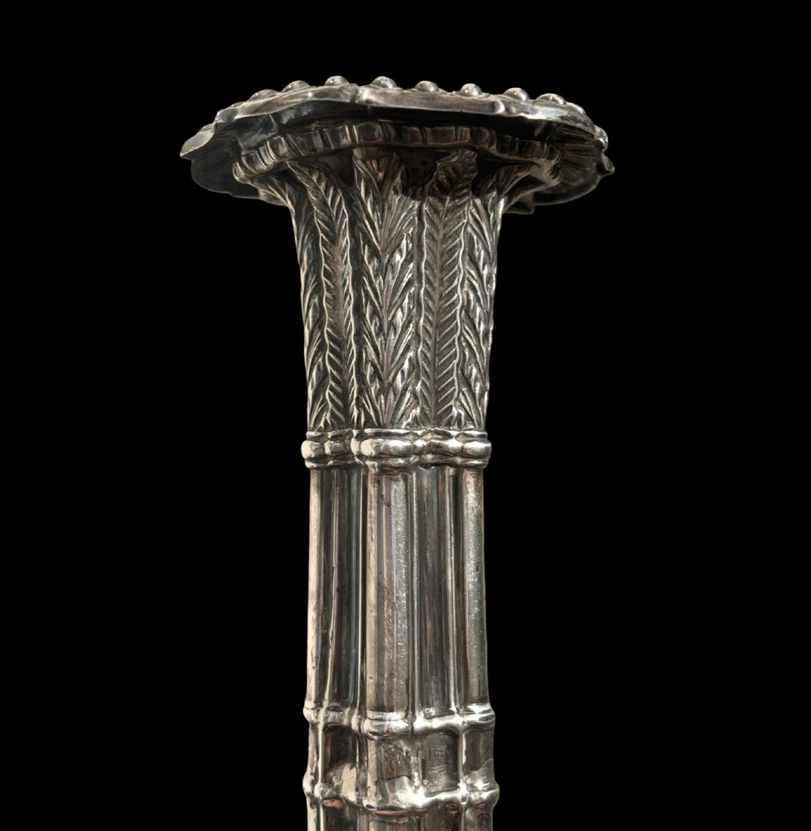 Paire de Chandeliers  Géorgien Argent Sterling  Orlando Jackson Londres 1772-photo-4