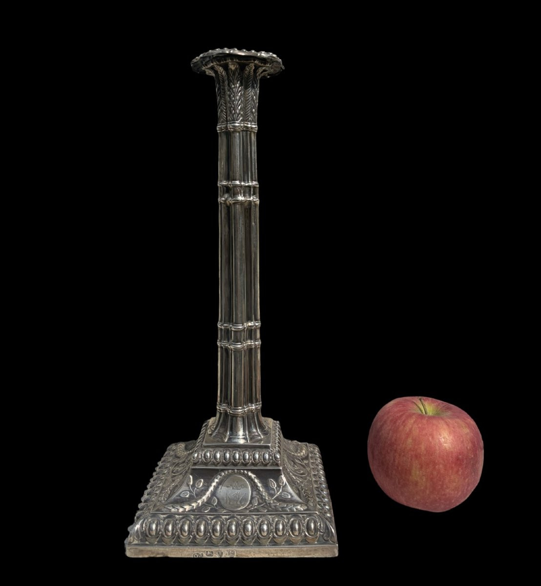 Paire de Chandeliers  Géorgien Argent Sterling  Orlando Jackson Londres 1772-photo-6