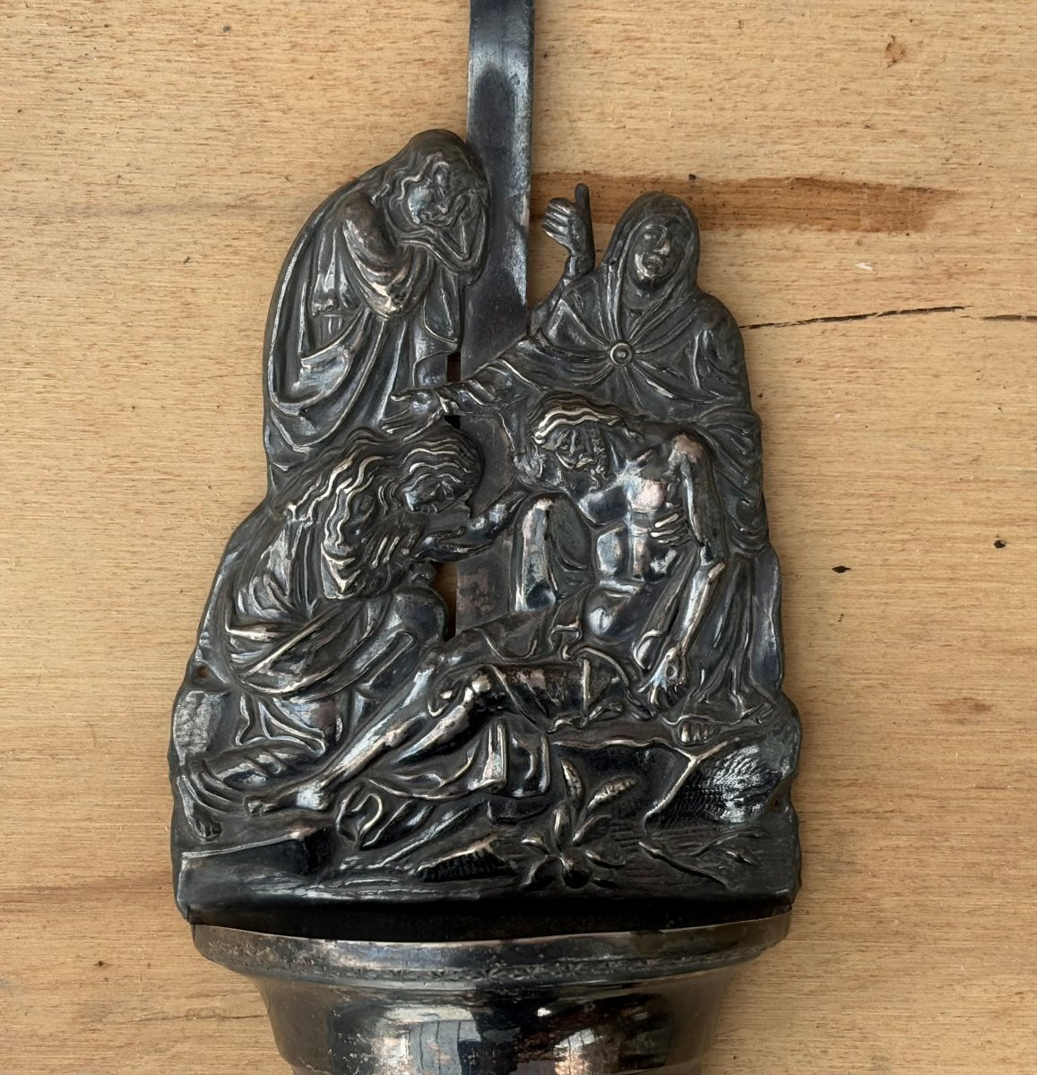 Paire de Bénitiers  en Argent Massif Lombardie 18éme siècle-photo-2