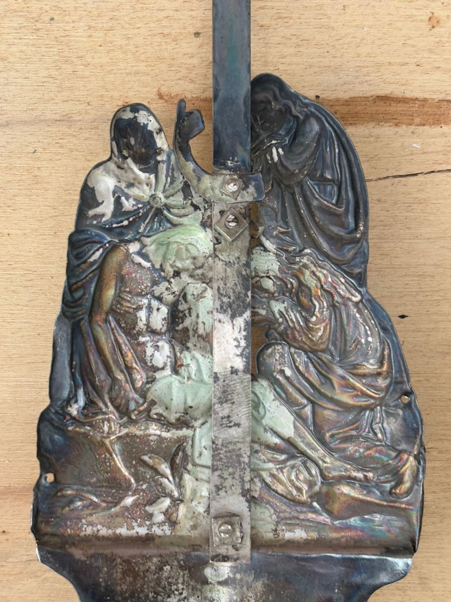 Paire de Bénitiers  en Argent Massif Lombardie 18éme siècle-photo-3