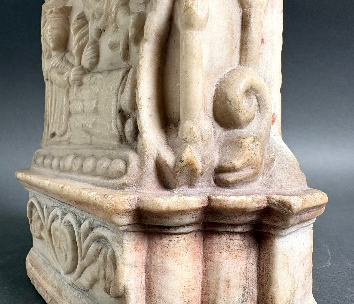 Candoglia Marble Renaissance Plaque, Lombardy, Early 16th Century-photo-4