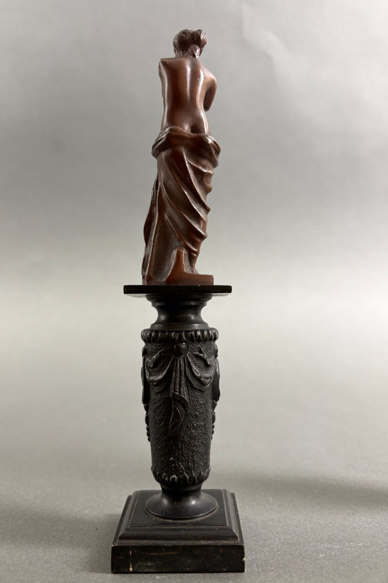 19th Pair Of Neoclassical Bronze Figurines Grand Tour Souvenirs-photo-4