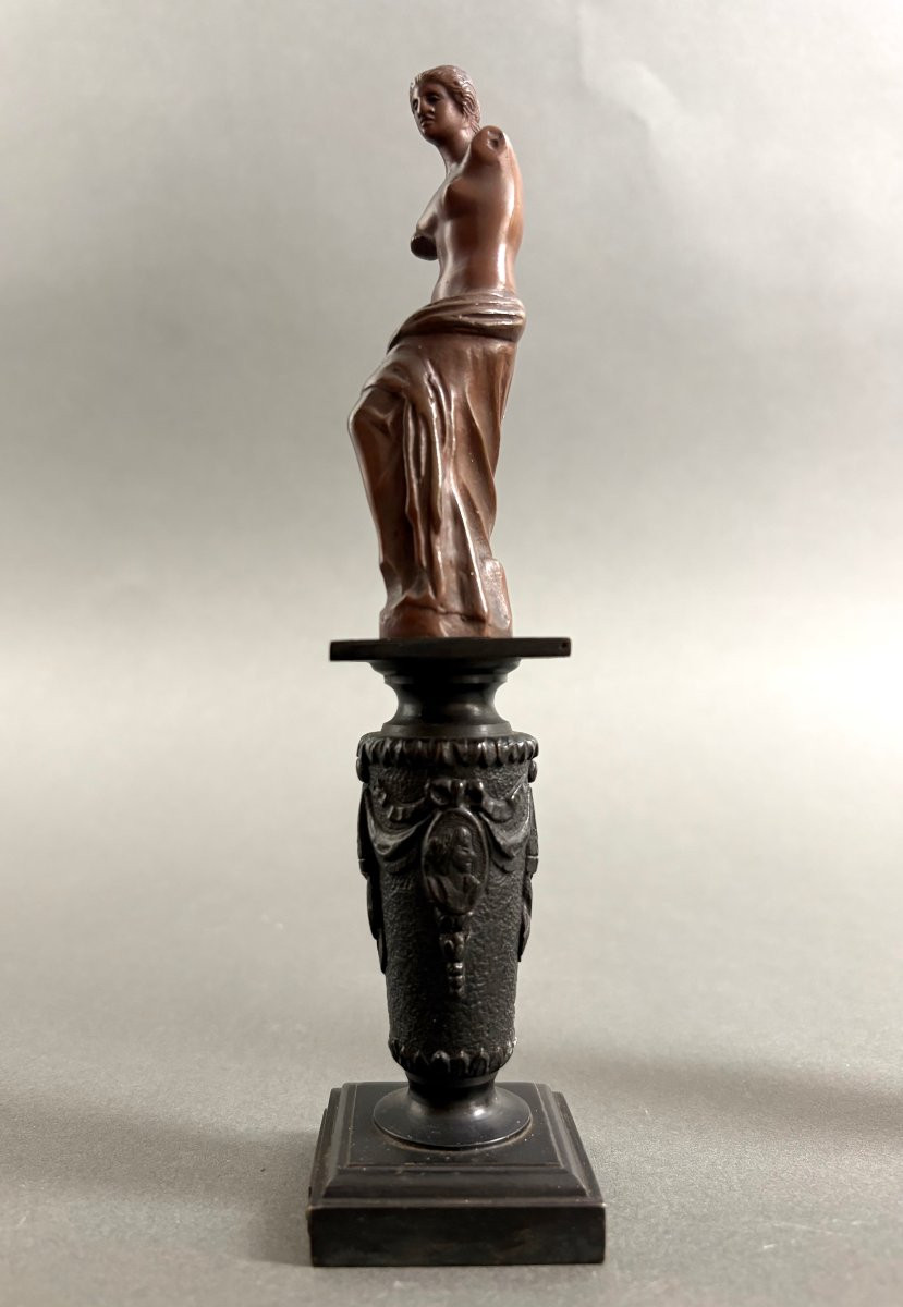 19th Pair Of Neoclassical Bronze Figurines Grand Tour Souvenirs-photo-5
