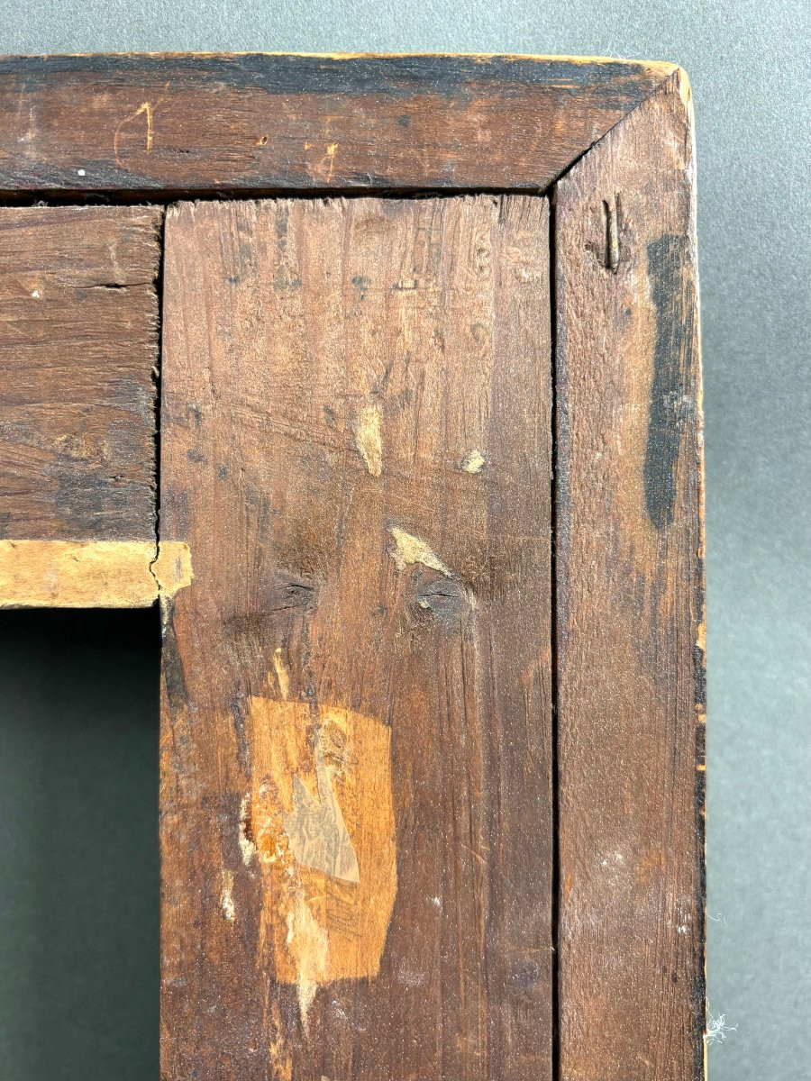 19th Italian Renaissance Revival Frame Ebonized Wood-photo-1