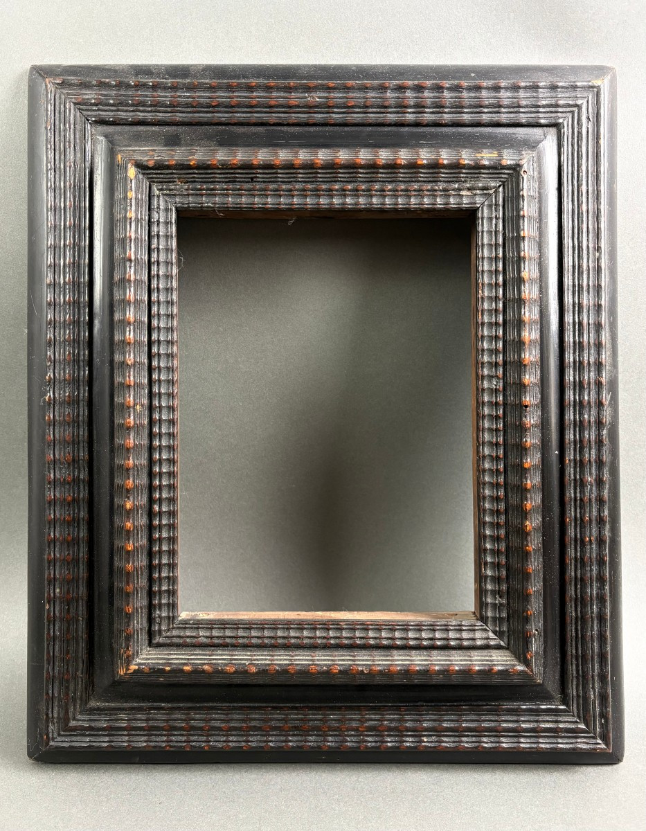 19th Italian Renaissance Revival Frame Ebonized Wood