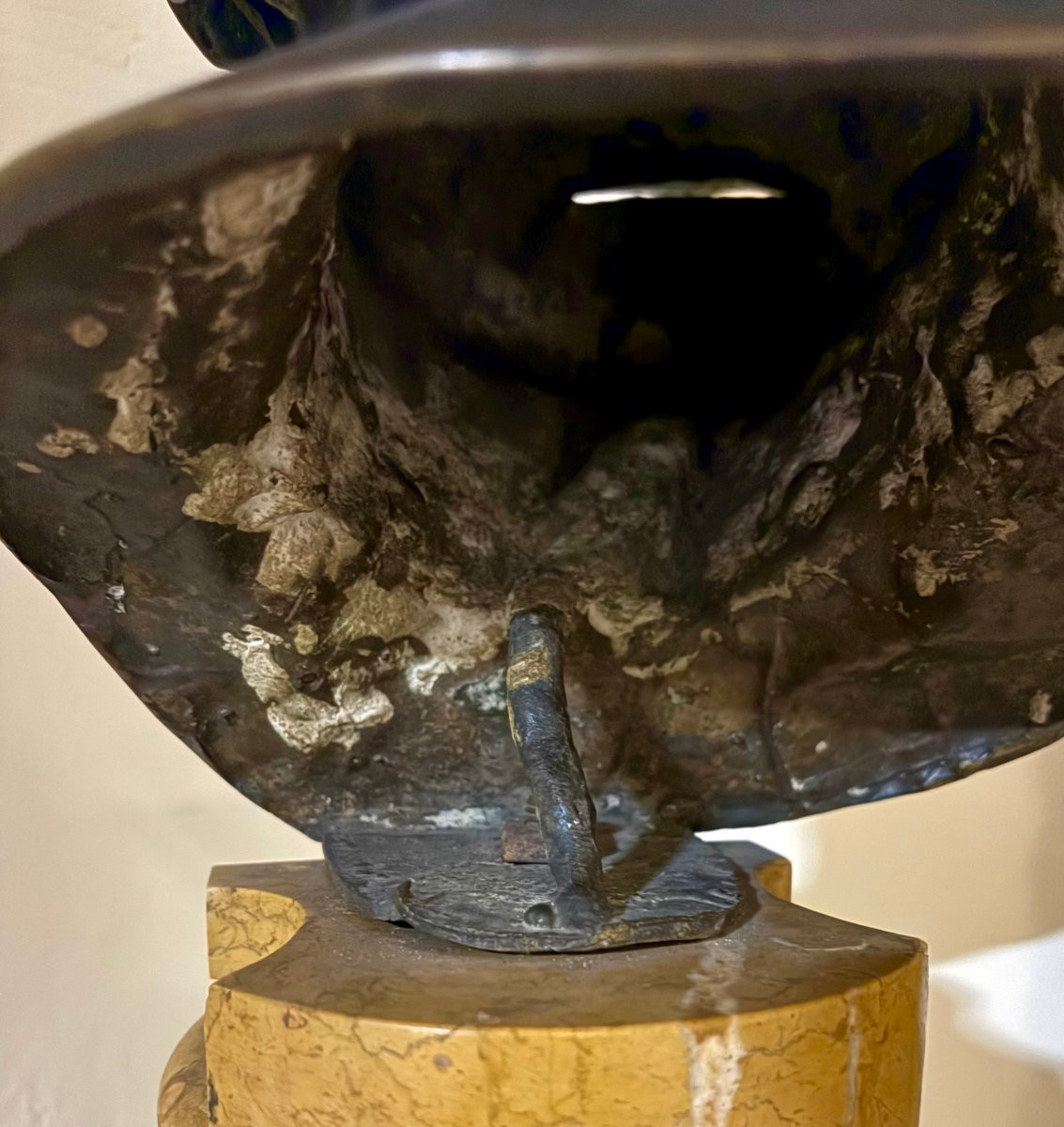 Late 18th Large Grand Tour Pseudo-seneca Bronze Head-photo-3