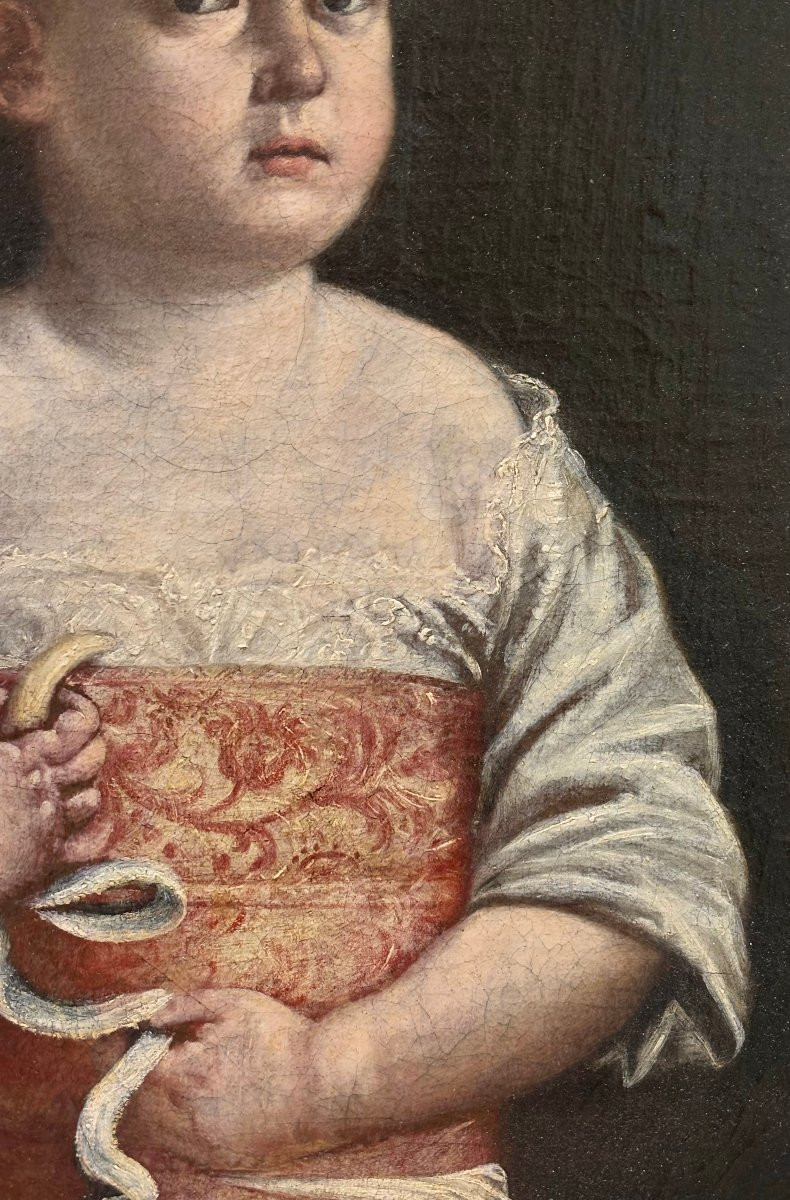 17th Portrait Of A Child From The Aldrovandi Colonna Family Emilian School-photo-6