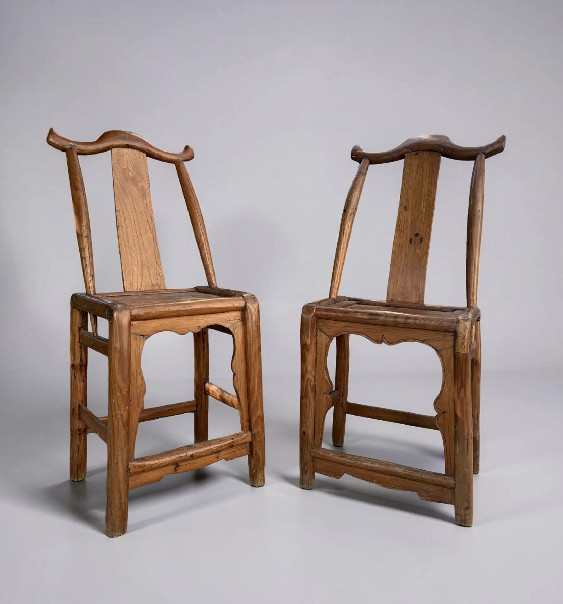 Paire de Chaises Chinois Dynastie Qing 19éme