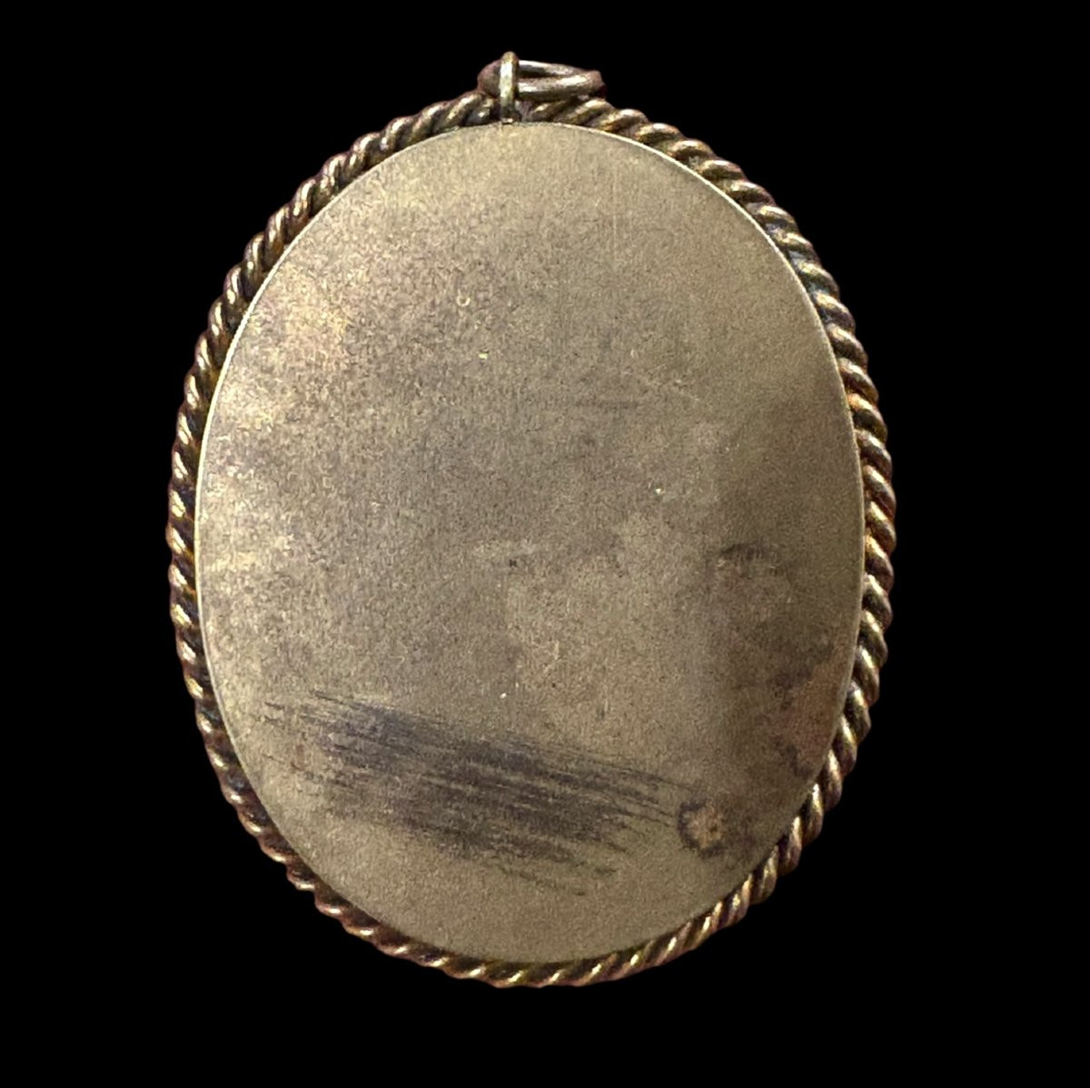 Benedetto Menghini (rome, C. 1820) Miniature Portrait In A Gold Frame-photo-3