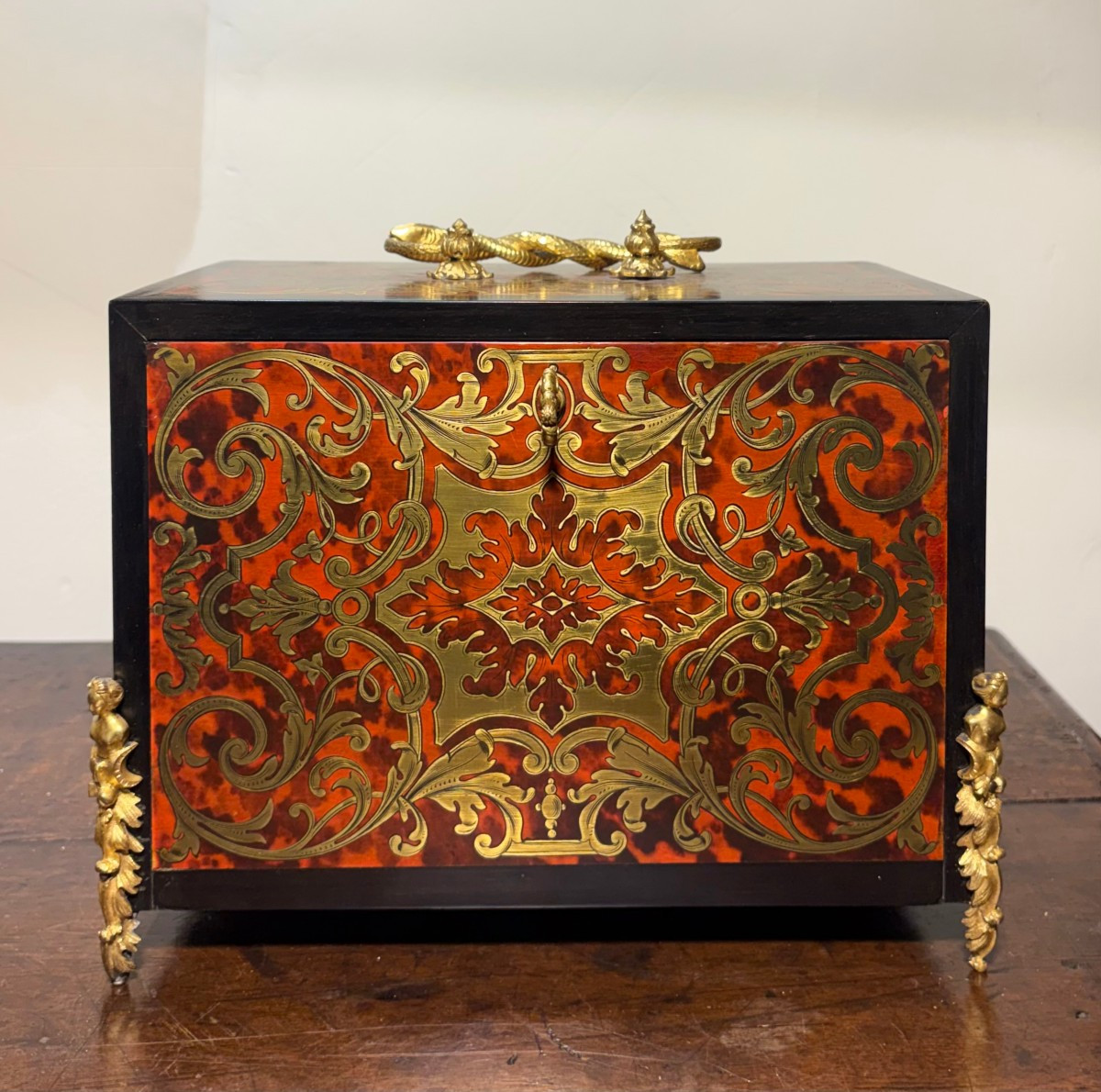 Cabinet En Marqueterie  Boulle signé "SUSSE  Frères" Napoléon III