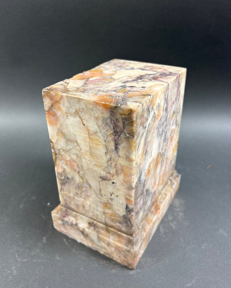 Grande Socle en Marbre pour Sculpture style Néoclassique fin 19éme-photo-3