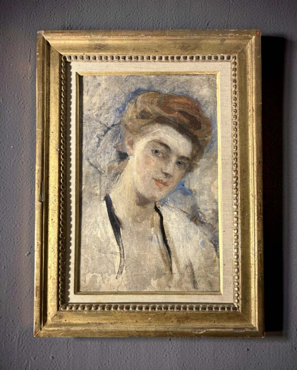 Hélène Le Roy d'Etiolles (1864–1939) Portrait Of A Girl-photo-2