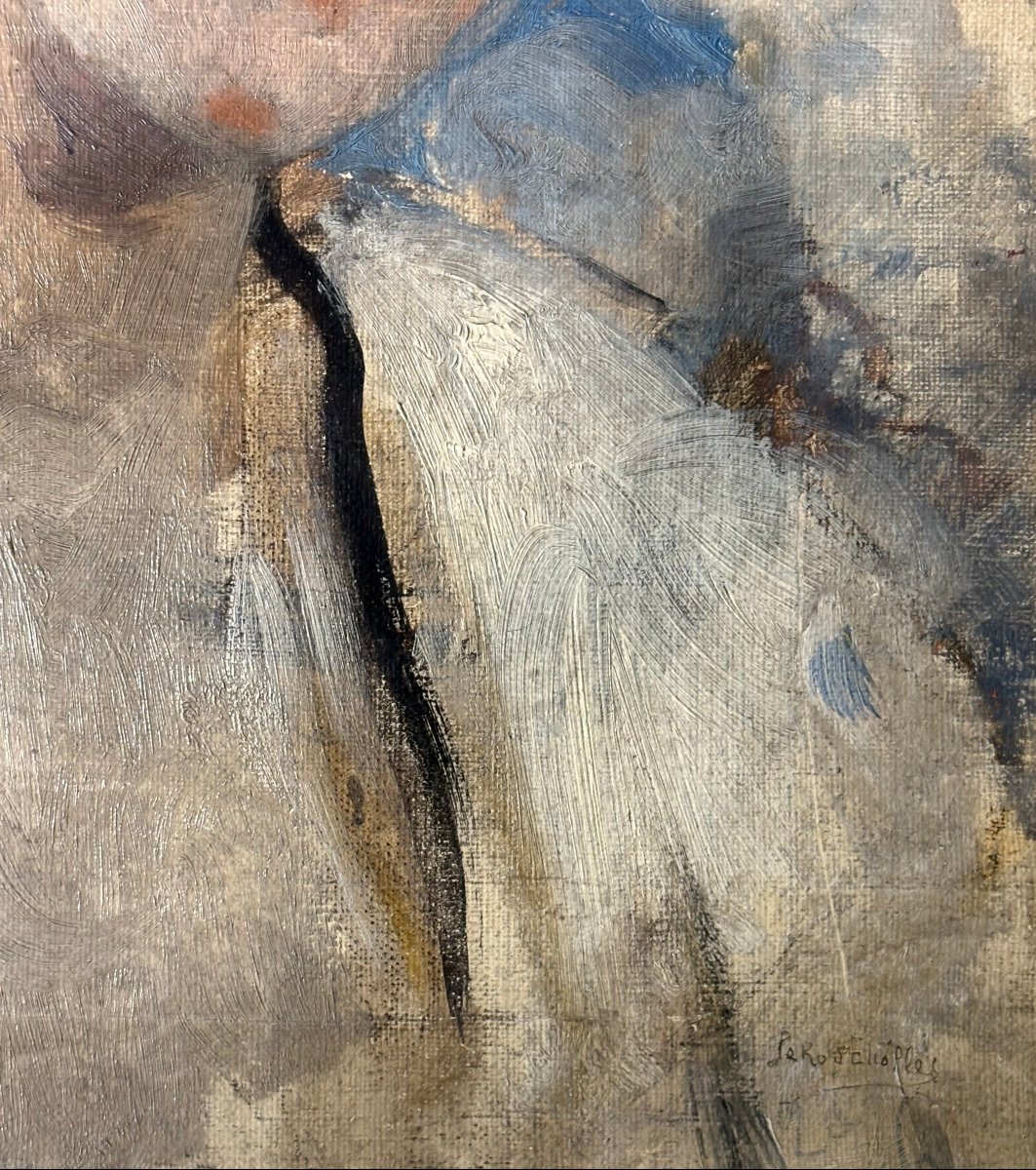 Hélène Le Roy d'Etiolles (1864–1939) Portrait Of A Girl-photo-4