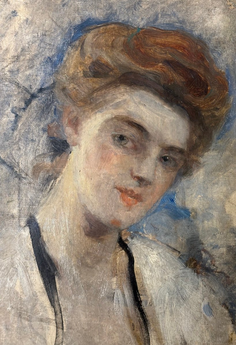 Hélène Le Roy d'Etiolles (1864–1939) Portrait Of A Girl-photo-2