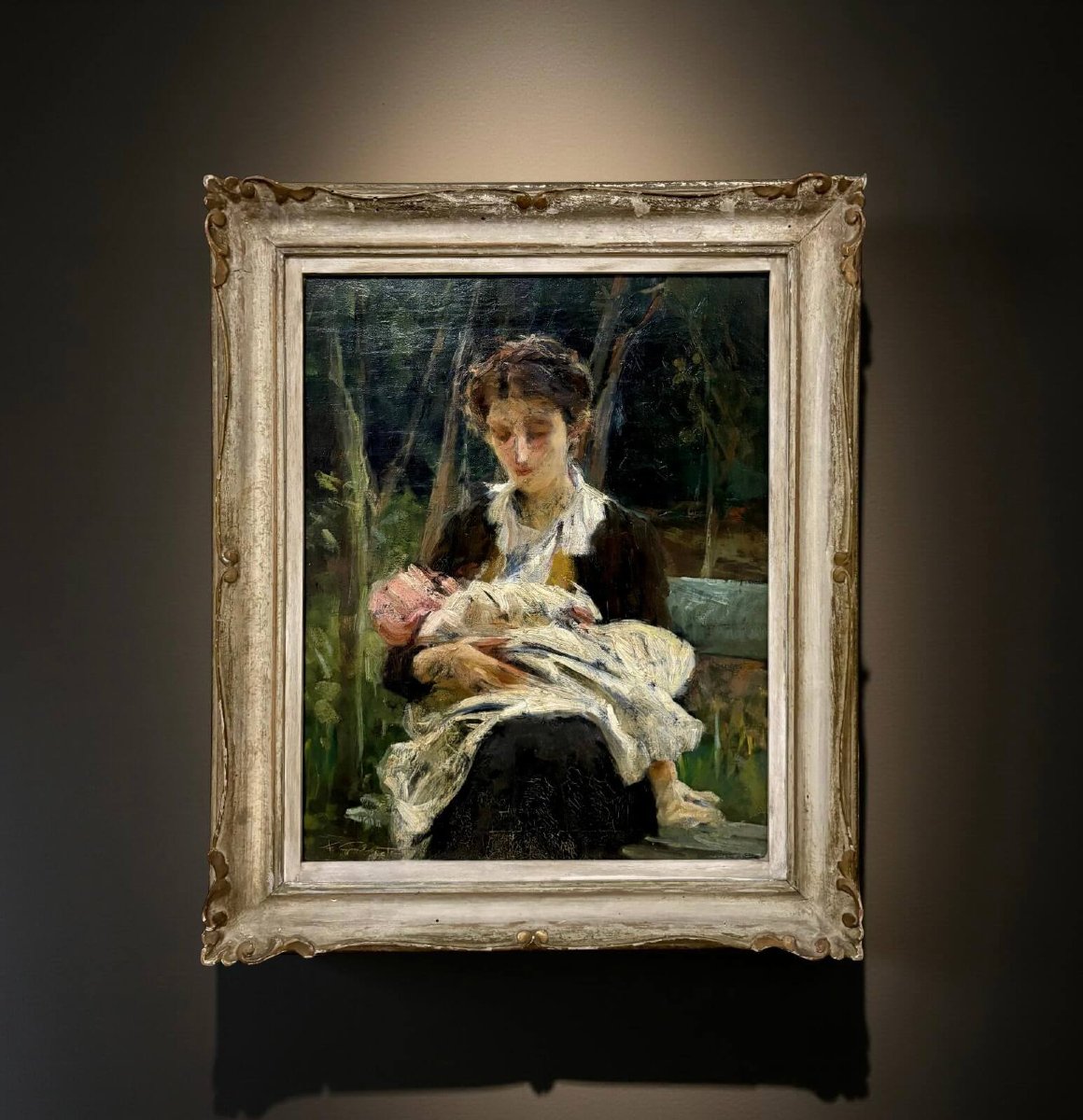 Francesco Galante (1884-1972) “La jeune Mère” Ecole Napolitaine début 20ème