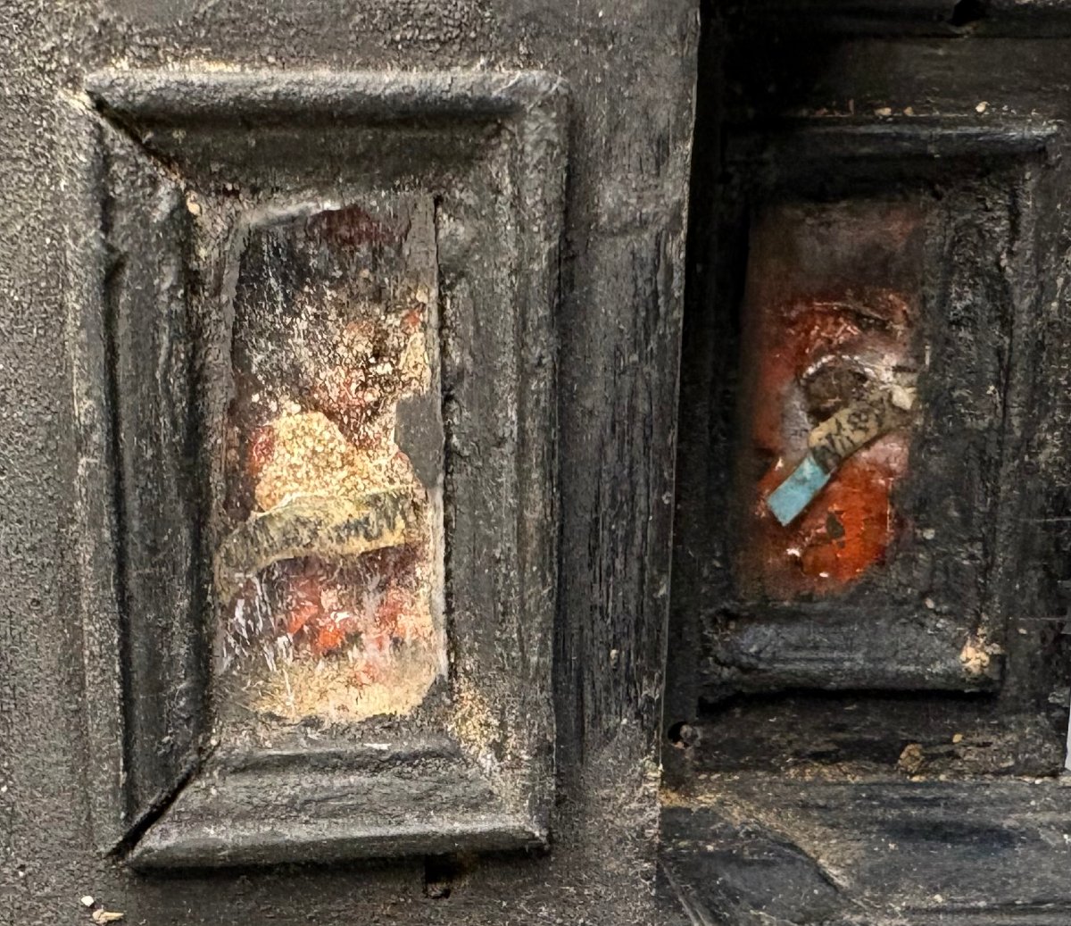 Early 17th Florentine Tabernacle-style Reliquary Frame In Ebony-photo-6