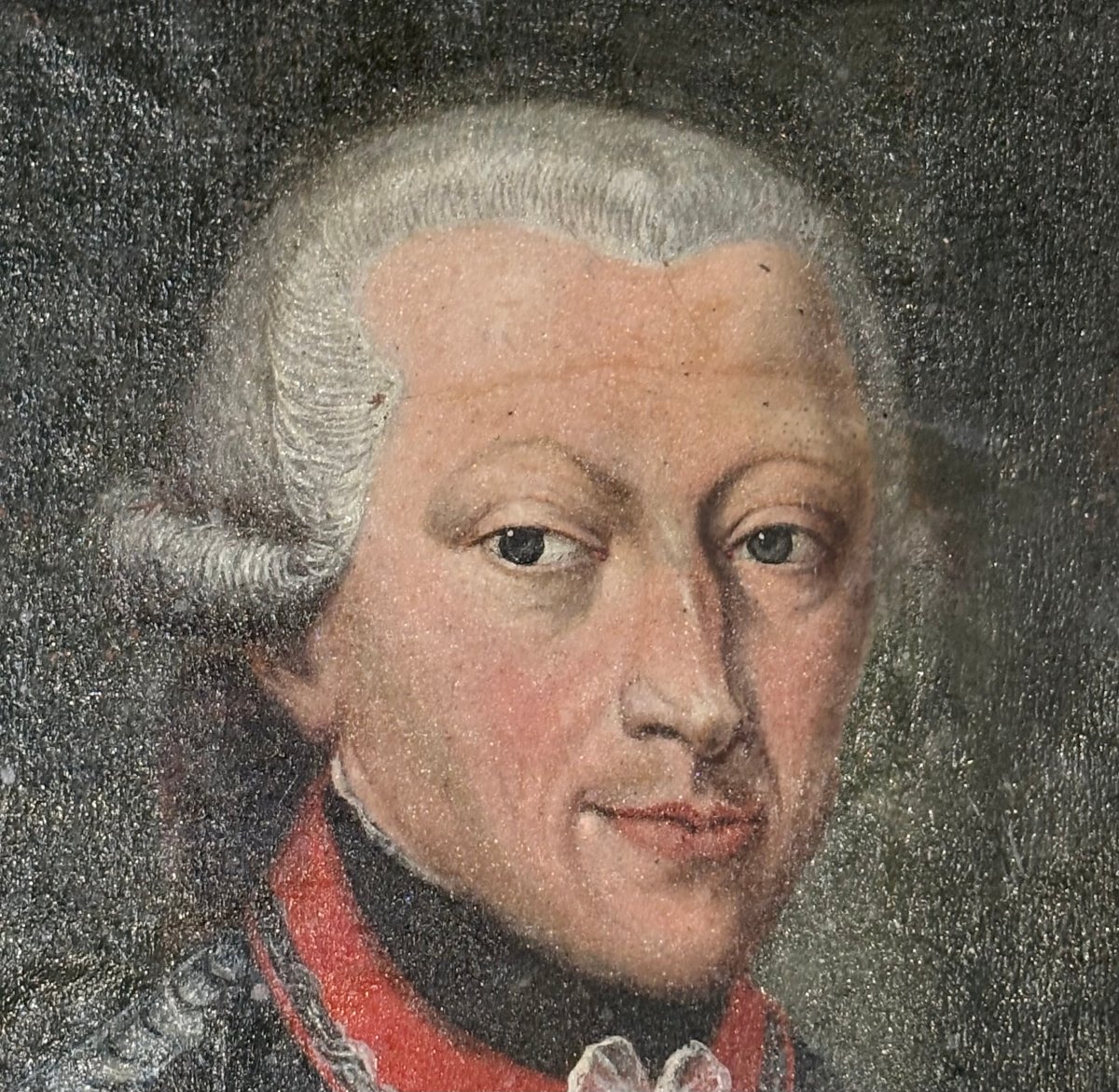 Portrait d'un Noble du XVIIIe siècle, époque Louis XVI-photo-2