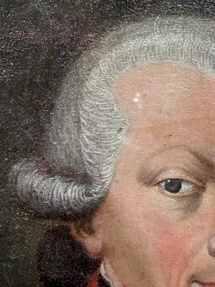 Portrait d'un Noble du XVIIIe siècle, époque Louis XVI-photo-2