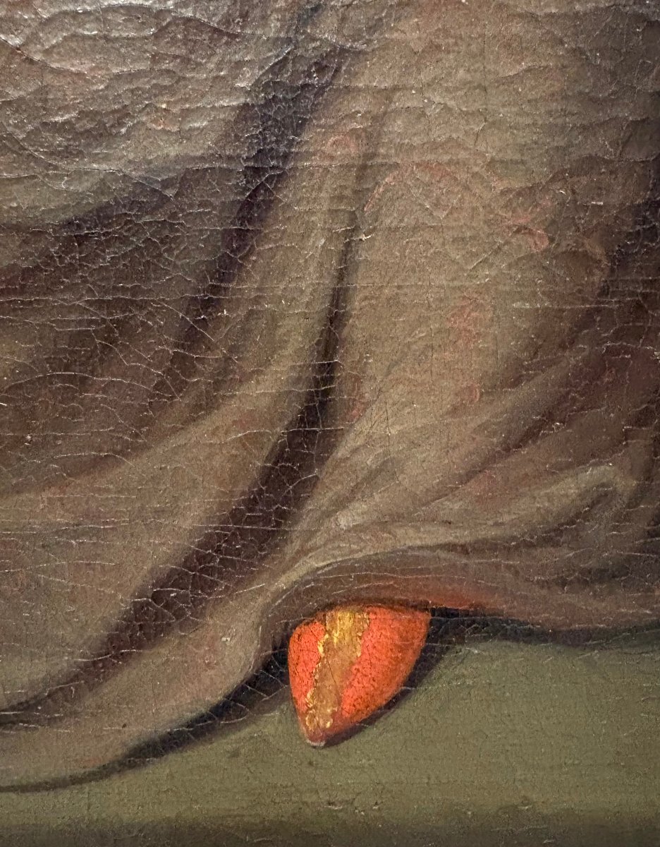 Gerard Wigmana (1673-1741) Portrait de Dame Ecole Hollandaise du 18éme-photo-4