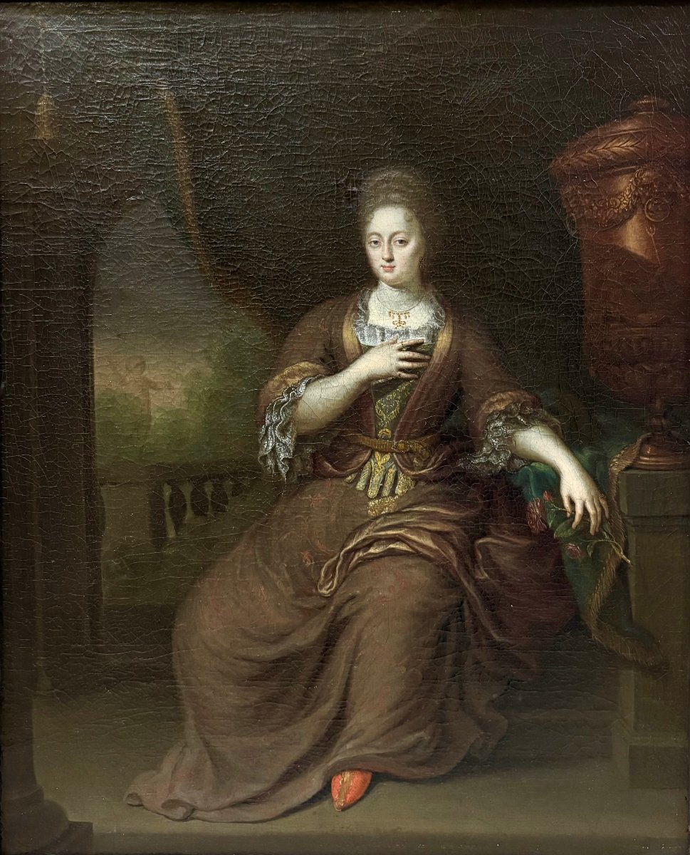 Gerard Wigmana (1673-1741) Portrait de Dame Ecole Hollandaise du 18éme